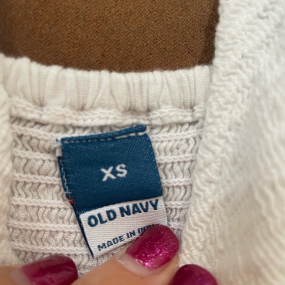 Old Navy White Midi Dress - Smocked - Picture 6 of 6